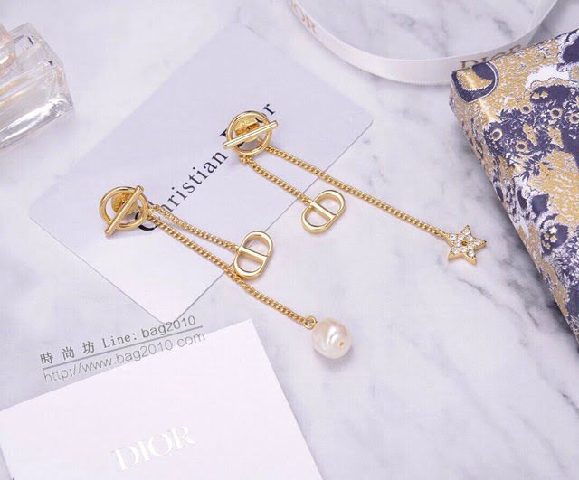 Dior飾品 迪奧2020新款JADIOR迪奧五角星流蘇耳釘耳釘  zgd1355